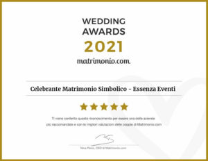 Matrimonio.com – Wedding Award 2021 Celebrante